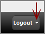 The arrow on the Logout button.